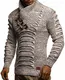 Leif Nelson Herren Strickjacke Männer Jacke Moderne Freizeitjacke Stylische Übergangsjacke LN5585;M,Hell Braun