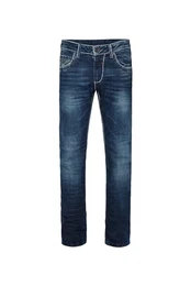 Herren Regular Fit Jeans NI:CO mit 3-D-Knittereffekten Dark Used 36 30