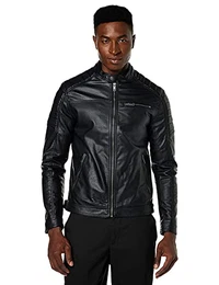 Male Lederjacke Faux
