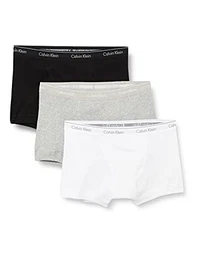 Herren Trunk 3Pk Hipster, Schwarz (Black/White/Grey Heather Mp1), Medium (Herstellergröße: M)