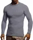 Leif Nelson Strickpullover Herren Rundhals (Schwarz, Größe M) - Dünner Männer Strick Pullover für Winter & Sommer - Coole Crewneck Männer Pullover