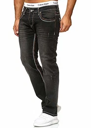 Herren Jeans Denim Slim Fit Used Design Modell 5173 33