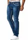 OneRedox Herren Jeans Denim Slim Fit Used Design Modell 5170 32