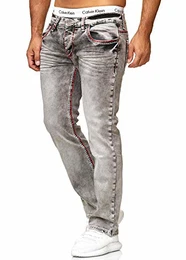 Herren Jeans Denim Slim Fit Used Design Modell 5172 32
