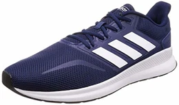 Herren Runfalcon Laufschuhe, Blau (Dark Blue/Footwear White/Core Black 0), 43 1/3 EU