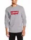 Levi''''s Herren Graphic B Sweatshirt, Add Crew T2 Hm Midtone Heather Grey, M