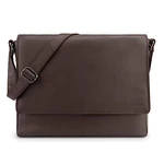 LEABAGS Messenger Bag Oxford Umhängetasche Schwarz
