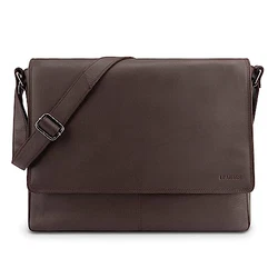 LEABAGS Messenger Bag Oxford Umhängetasche Schwarz