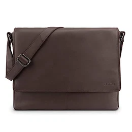 Messenger Bag, Oxford Echtleder Umhängetasche Herren Ständiger Begleiter, Leder Laptoptasche bis 15 Zoll Ausreichend Platz, Umhängetasche mit Schultergurt Begleiter Zur Arbeit