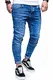 behype. Herren Stretch Jeans-Hose 80-1050 Blau W29/L32