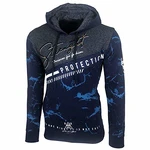 Baxboy Herren Pullover Hoodie Sweatjacke Longsleeve Sweatshirt Jacke Langarm Kapuzenpullover Hoody Sweater (2628) Marine