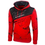 Baxboy Herren Pullover Hoodie Sweatjacke Longsleeve Sweatshirt Jacke Langarm Kapuzenpullover Hoody Sweater (2628) Rot (2628)