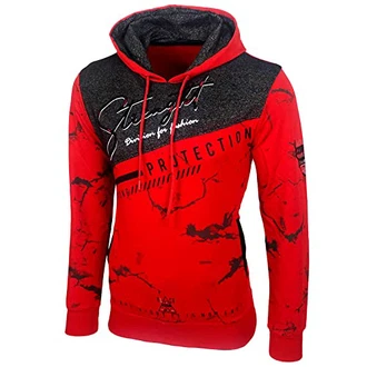 Baxboy Herren Pullover Hoodie Sweatjacke Longsleeve Sweatshirt Jacke Langarm Kapuzenpullover Hoody Sweater (2628) Rot (2628) Baxboy Herren Pullover Hoodie Sweatjacke Longsleeve Sweatshirt Jacke Langarm Kapuzenpullover Hoody Sweater (2628) Rot (2628)