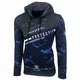 Baxboy Herren Pullover Hoodie Sweatjacke Longsleeve Sweatshirt Jacke Langarm Kapuzenpullover Hoody Sweater 2628, Größe:M, Farbe:Marine