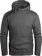 Grin&Bear Herren Kapuzenpullover mit schräg Zip schwarz, M, GEC435