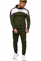 Herren Jogginganzug Sportanzug Modell 1148 Grün M