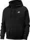 Nike Herren Nsw Club Fz Bb Hoodie Mit Durchgehendem Rei verschluss, Black/Black/White, XXL EU