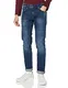 TOM TAILOR DENIM Herren Slim Piers Jeans, Blau (Dark Stone Wash Deni 10282), 29W / 34L