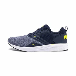 Unisex-Erwachsene NRGY Comet Laufschuhe, Blau (Peacoat-Yellow Alert 25) , 44 EU