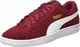 Puma Unisex-Erwachsene Smash v2 Sneaker, Rot Rhubarb Team Gold White, 43 EU