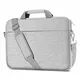 AtailorBird Laptophülle, Laptoptasche 15-15,6 Zoll mit Schulterriemen&Gepäckgurt,15,6 Zoll Tragbar Notebooktasche kompatibel PC Laptop Schutztasche Asus Dell Fujitsu Lenovo HP Toshiba (Grau)