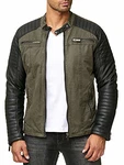Red Bridge Herren Bikerjacke R-41451W Khaki
