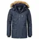 Geographical Norway Herren Winter Parka Chirac Navy - M- mit UD Bandana
