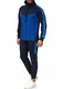OneRedox Herren Jogginganzug Sportanzug Trainingsanzug Sweatshirt Hose Jogging Anzug Modell 1053 Blau M