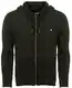 Carisma Herren Strickjacke für Winter und Übergang • Angenehme Männer Freizeit-Jacke mit Farbverlauf • Herren Zipper mit Seitentasche 7397 Khaki M