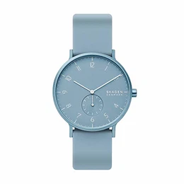 Unisex Erwachsene Analog Quarz Uhr mit Silikon Armband SKW6509