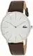 Lacoste Herren Analog Quarz Uhr mit Leder Armband 2011002