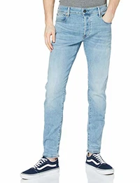 Herren Jeans 3301 Slim Fit, Lt Indigo Aged 8968-8436, 32W / 32L