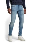 G-STAR Jeans Revend Skinny Schwarz/hellblau