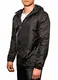 Crone Elements Reyno Regenjacke für Herren Outdoorjacke Windbreaker Übergangs Jacke mit Kapuze (M, Acid Black)