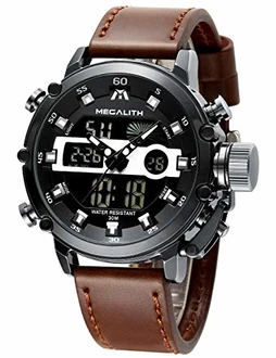 MEGALITH Herrenuhr Militär Sport Digital Analog Chronograph (Uhren) Blau MEGALITH Herrenuhr Militär Sport Digital Analog Chronograph (Uhren) Blau