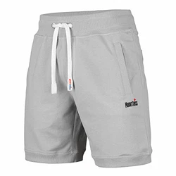 Mount Swiss Kurze Freizeithose Herren Luca Stahl-Grau