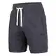 Mount Swiss Kurze Freizeithose Herren Luca I Kurze Sweatpants Herren mit Taschen und Tunnelzug I Kurze Hose für Heim und Hobby I Bequeme Sport Shorts Farbe: dunkelblau, Gr. M