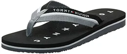 Damen Tommy Loves NY Beach Sandal Zehentrenner, Black 990, 42 EU