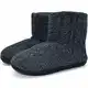KuaiLu Kaschmir Strickpantoffeln Baumwolle Herren Hohe Hausschuhe warm Indoor-Schuhe Rutschfest,Dunkelblau,43 EU (UK 9 US 10)