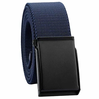 KYEYGWO Unisex Gürtel mit Flip Top Metallschnalle