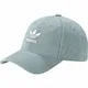 adidas Herren Adicolor Washed Baseball-Cap, Vapour Steel/White, FR Unique (Taille Fabricant : OSFM)