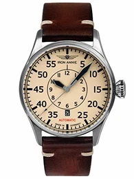 Flight Control Herrenuhr Automatik Navigator mit Lederarmband 5156