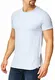 Indicode Herren Willbur Tee T-Shirt mit Rundhals-Ausschnitt aus 100% Baumwolle   Regular Fit Kurzarm Shirt einfarbig od. Kontrast Markenshirt in 30 Farben S-3XL für Männer Sky Way M