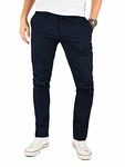 Yazubi Chino Herren Hose Modell Kyle by Yzb Jeans Blau/Night Sky