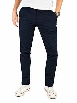 Yazubi Chino Herren Hose Modell Kyle by Yzb Jeans Blau