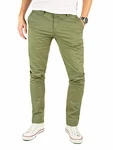 Yazubi Chino Herren Hose Modell Kyle by Yzb Jeans Khaki/Olive Green/Dusky Green
