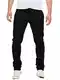 Yazubi Chino Hose Herren - Modell Dustin by Yzb Jeans schwarz - Braune Business Schwarze Chinohose Männer Stretch, Schwarz (Black 4R194008), W32/L32