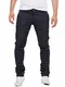 Yazubi Chino Herrenhosen Blau - Dustin by Yzb Jeans Blaue Hosen - Stoff-Hose Chinohose für Maenner mit Stretch, Blau (Night Sky 4R193924), W32/L32