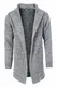 CARISMA Herren Strickjacke Herren Jacke mit Kapuze 7601, Grey, M
