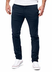 MERISH Chino Herren Hose (401) Dunkelblau (401)
